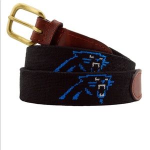 Smathers & Branson Panthers needlepoint belt